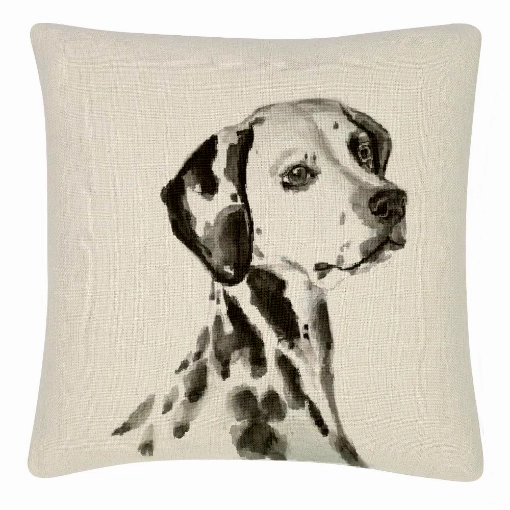 Dalmatian Water Colour Throw Cushion