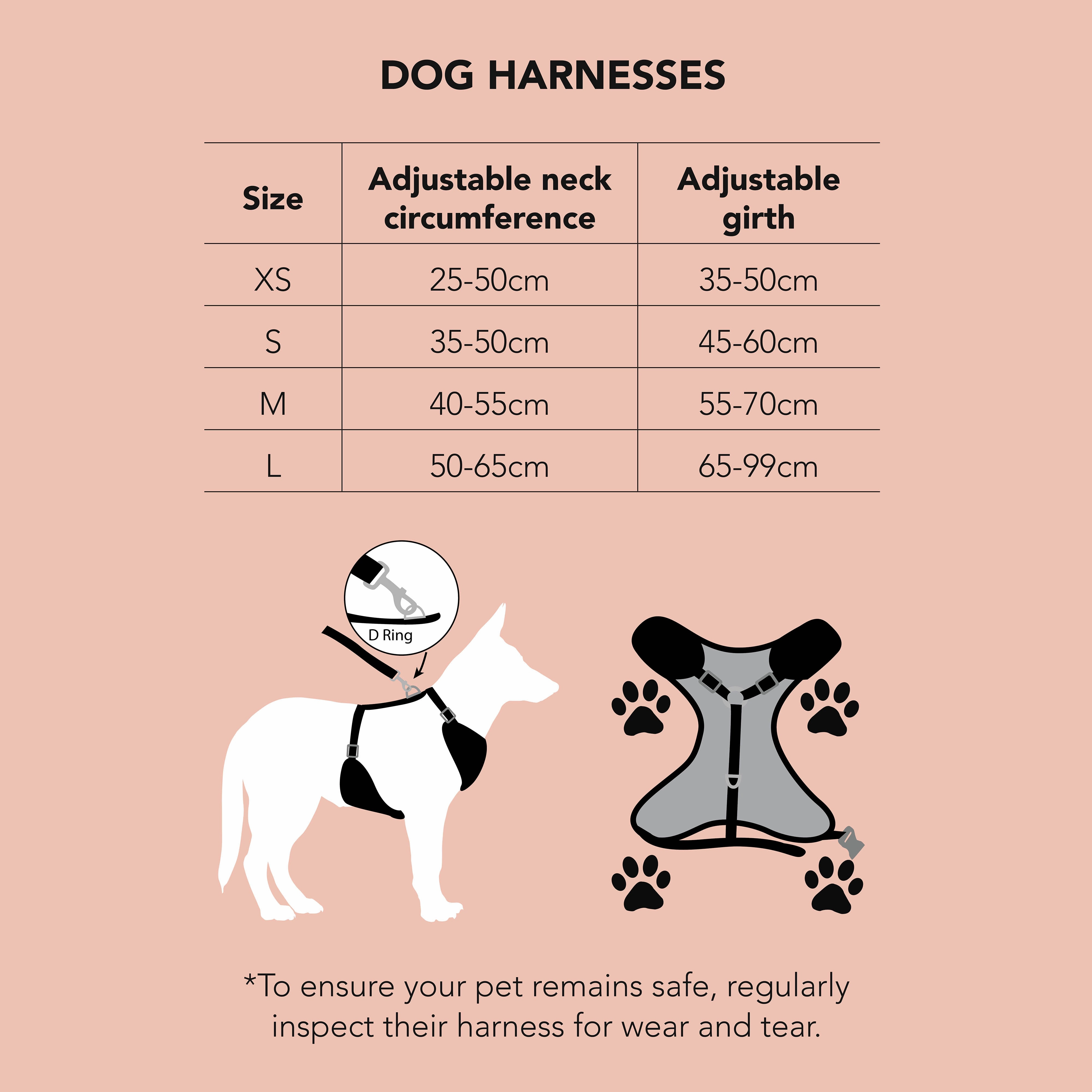 Dan & Sam - Dog Harness (Dreamer) - X-Small