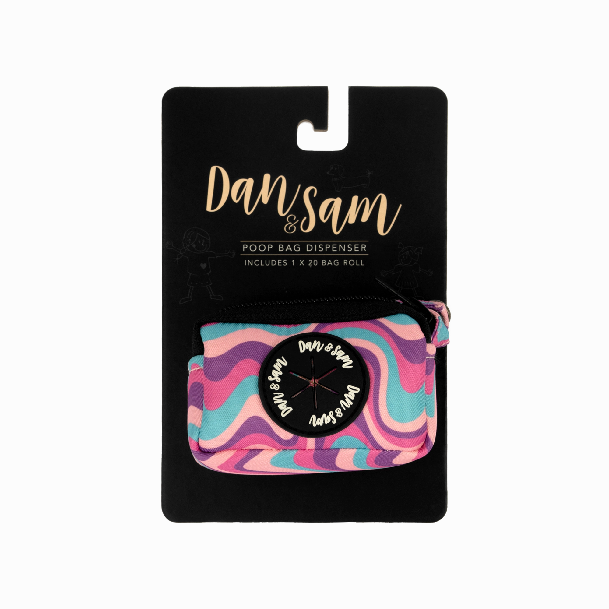 Dan & Sam - Poop Bag Dispenser (Disco Party)