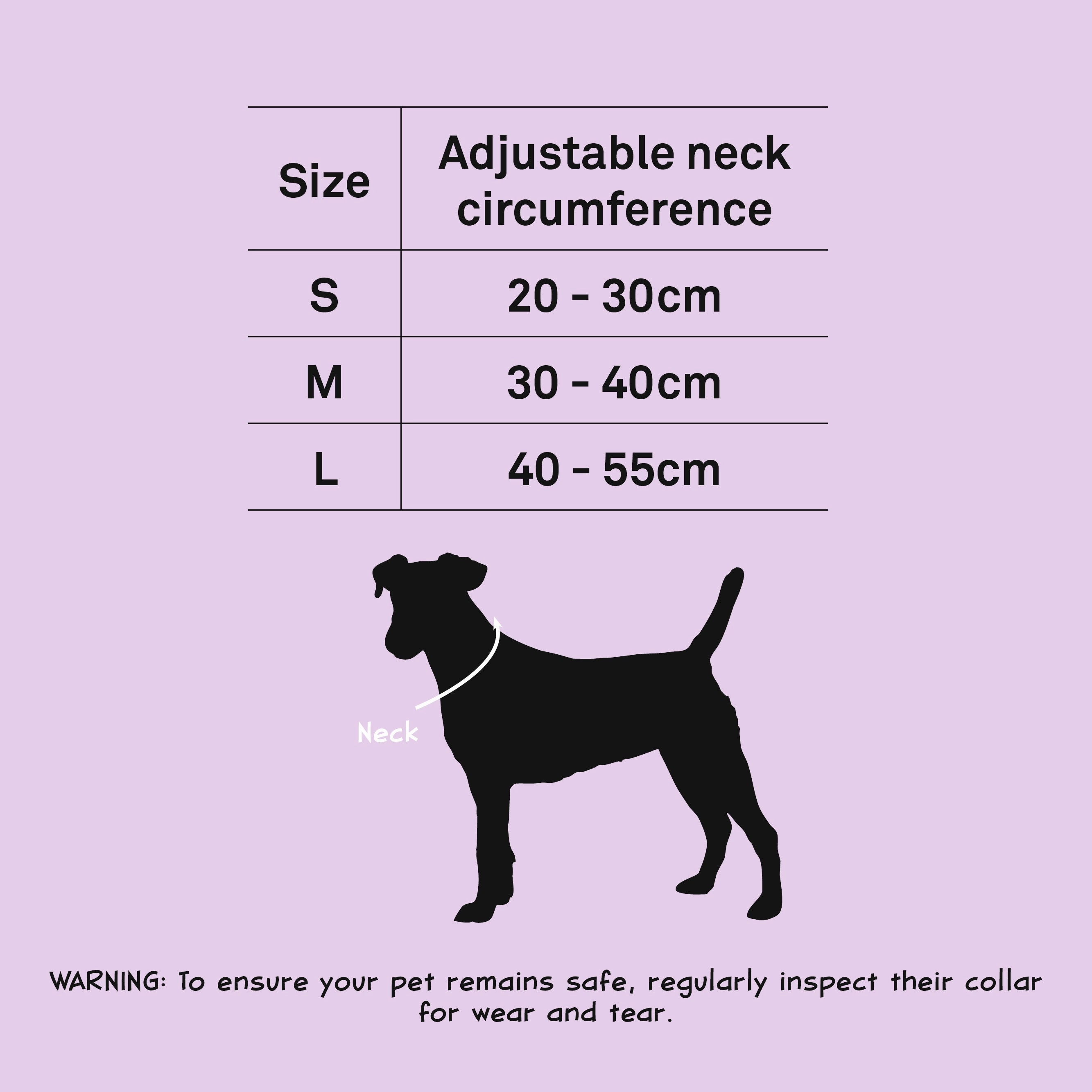 Dan & Sam - Vegan Leather Dog Collar (Lilac)