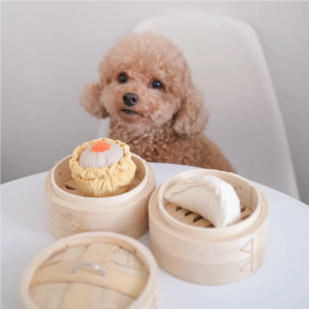 Dim Sum Pop Set of 2 Pcs Dog Toy