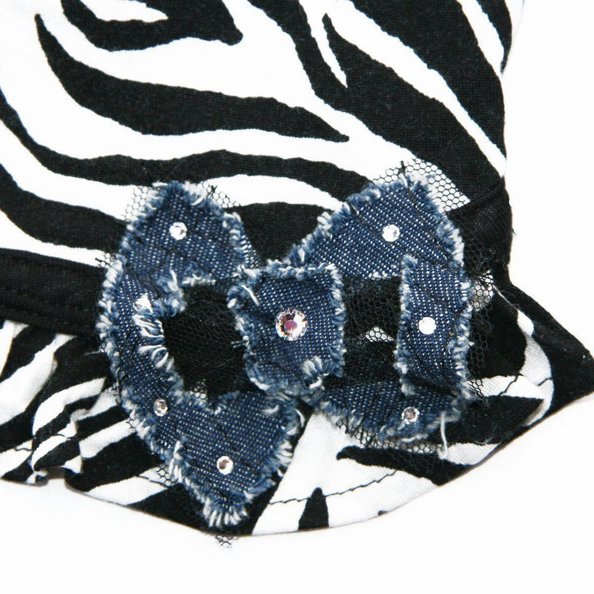 Diva Zebra Dog Dress