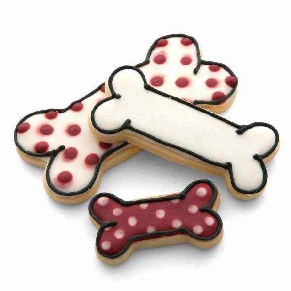 Dog Bone Cookie Cutters 4 piece set