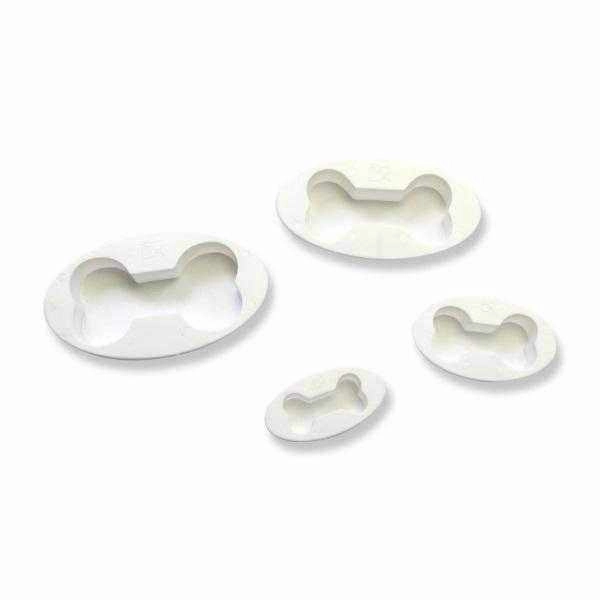 Dog Bone Cookie Cutters 4 piece set