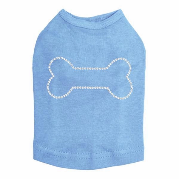 Dog Bone Rhinestone Dog Tank