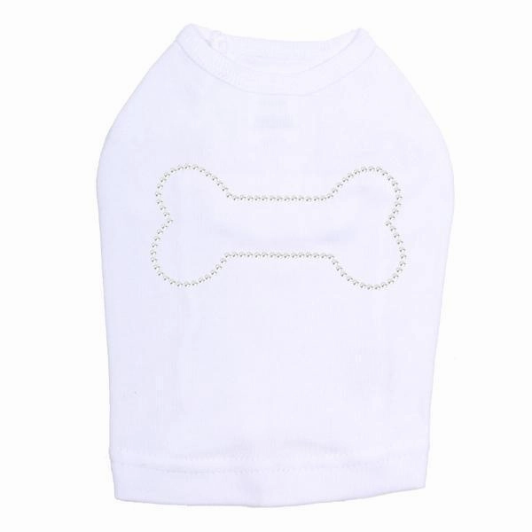 Dog Bone Rhinestone Dog Tank