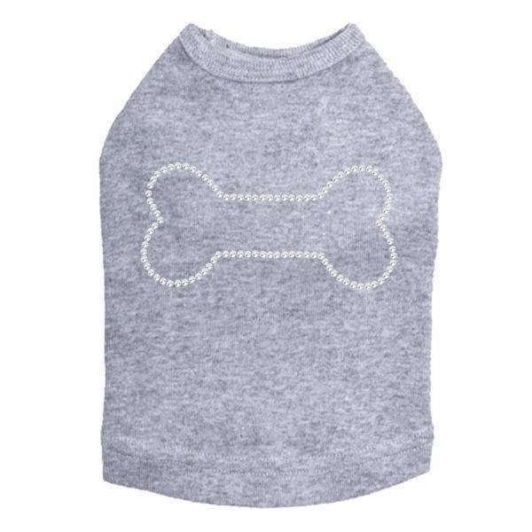 Dog Bone Rhinestone Dog Tank