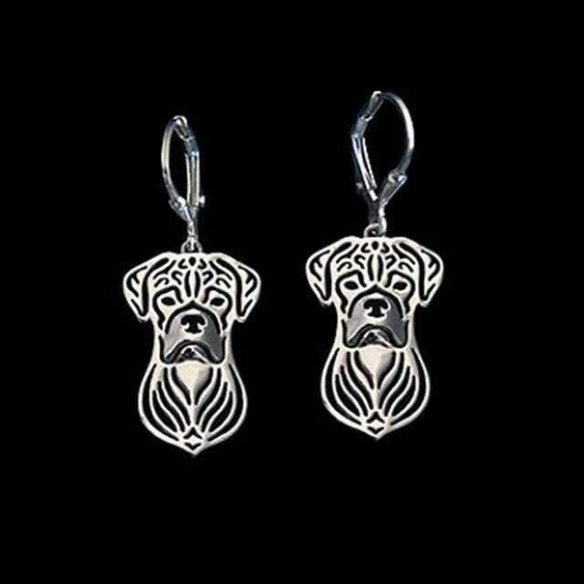 Dog Earrings - Boxer
