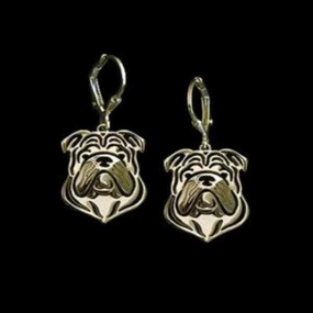 Dog Earrings - Bulldog