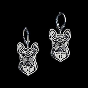 Dog Earrings - French Bulldog