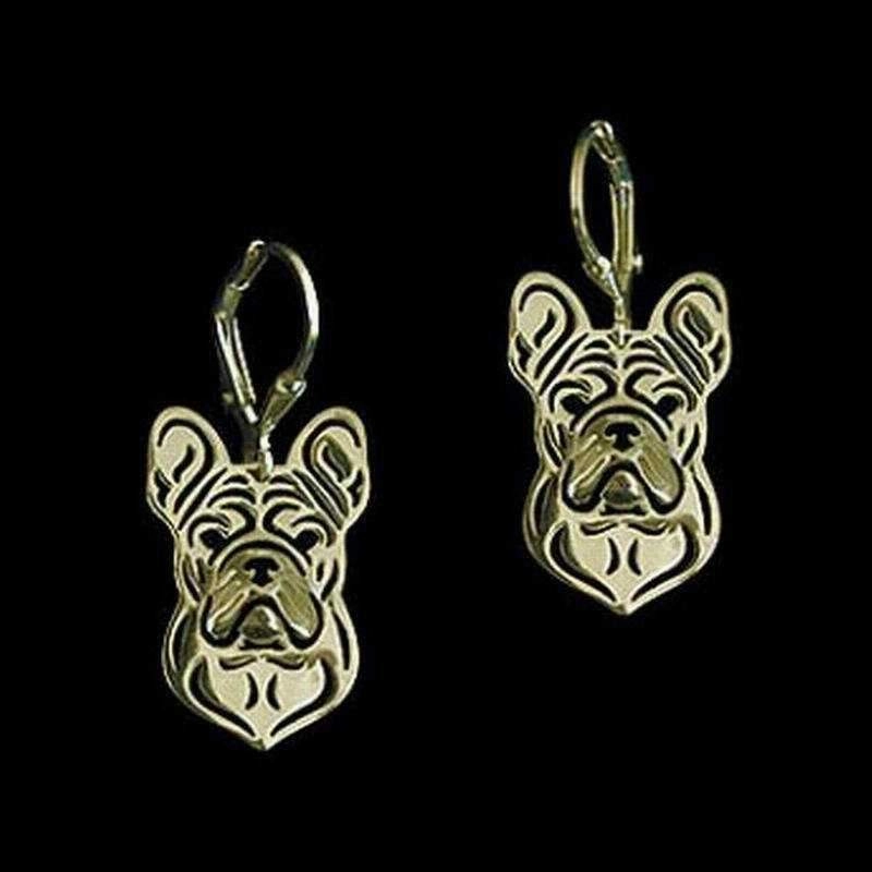 Dog Earrings - French Bulldog
