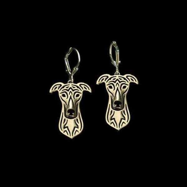 Dog Earrings - Greyhound