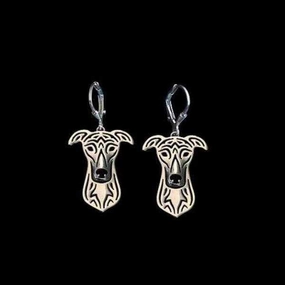 Dog Earrings - Greyhound