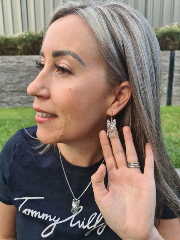 Dog Earrings - Kelpie