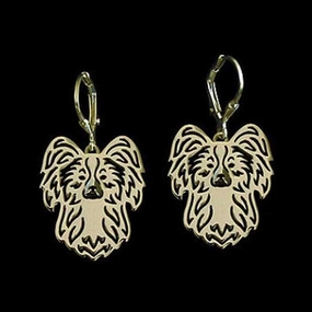 Dog Earrings - Papillon
