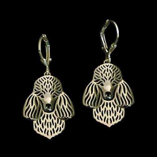 Dog Earrings - Poodle