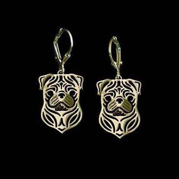 Dog Earrings - Pug