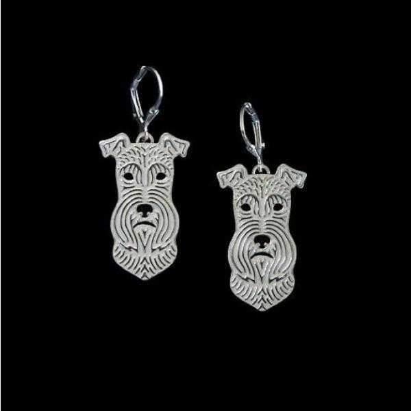 Dog Earrings - Schnauzer
