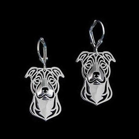 Dog Earrings - Staffy