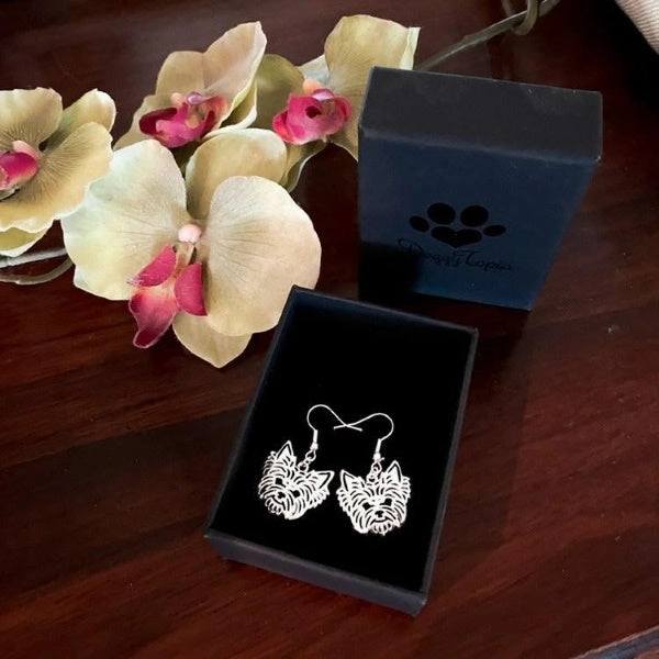 Dog Earrings - Yorkshire Terrier