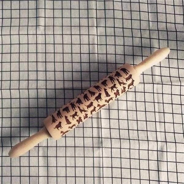 Dog Embossed Rolling Pin
