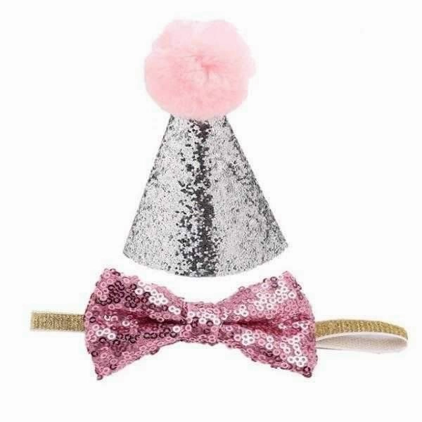 Dog Party Hat & Bow Tie Collar - Custom Age
