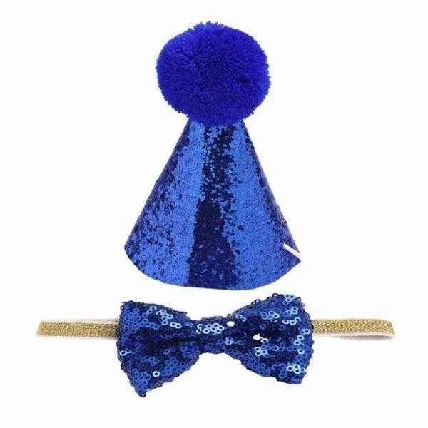 Dog Party Hat & Bow Tie Collar - Custom Age