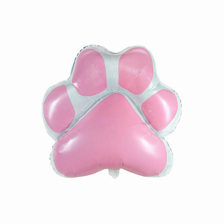 Dog Paw Pink Foil Balloon