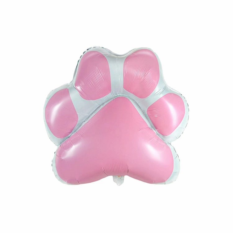 Dog Paw Pink Foil Balloon