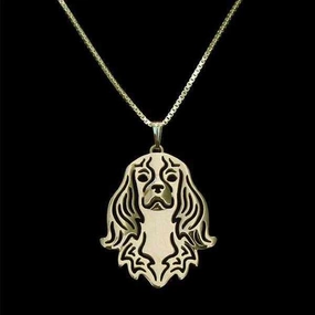 Dog Pendant Necklace - Cavalier