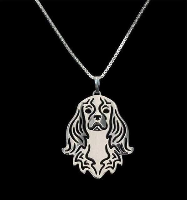 Dog Pendant Necklace - Cavalier