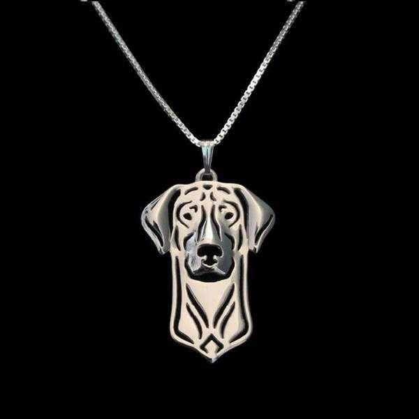 Dog Pendant Necklace - Doberman