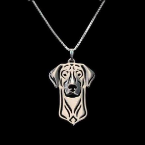 Dog Pendant Necklace - Doberman