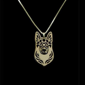 Dog Pendant Necklace - German Shepherd