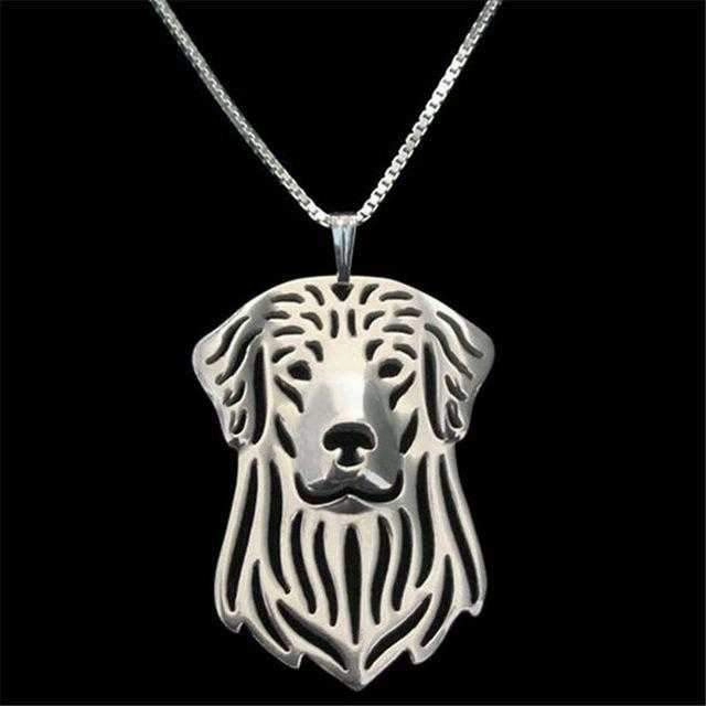 Dog Pendant Necklace - Golden Retriever