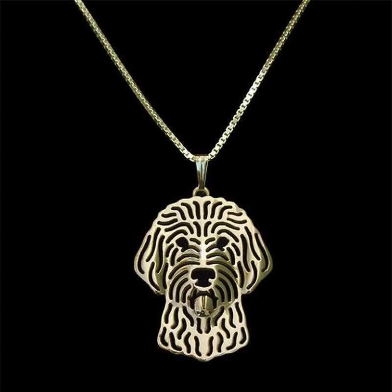 Dog Pendant Necklace - Groodle