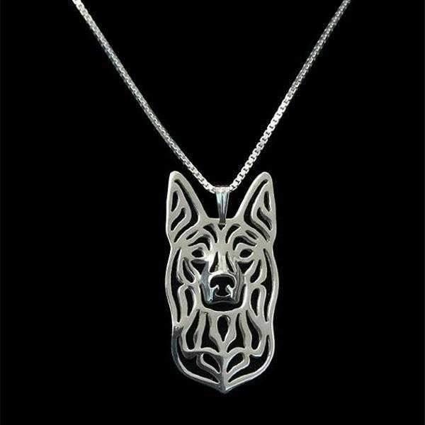 Dog Pendant Necklace - Kelpie