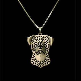 Dog Pendant Necklace - Rottweiler