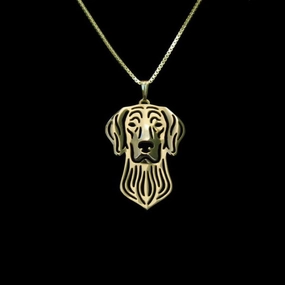 Dog Pendant Necklace - Weimaraner