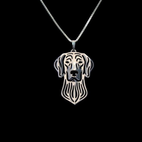 Dog Pendant Necklace - Weimaraner