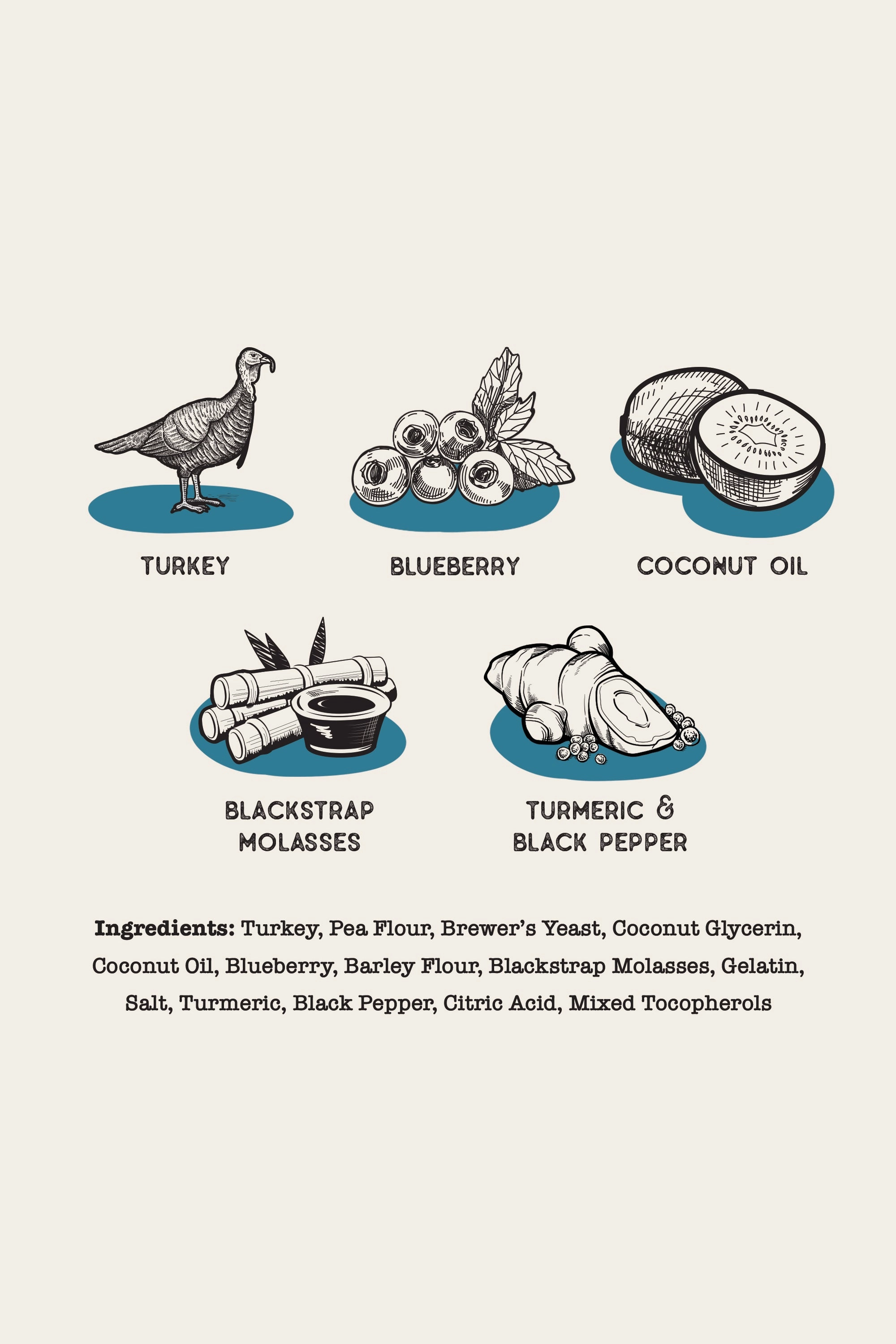 Dog Treat Naturals Turkey and Blueberry Sticks Dog Treats