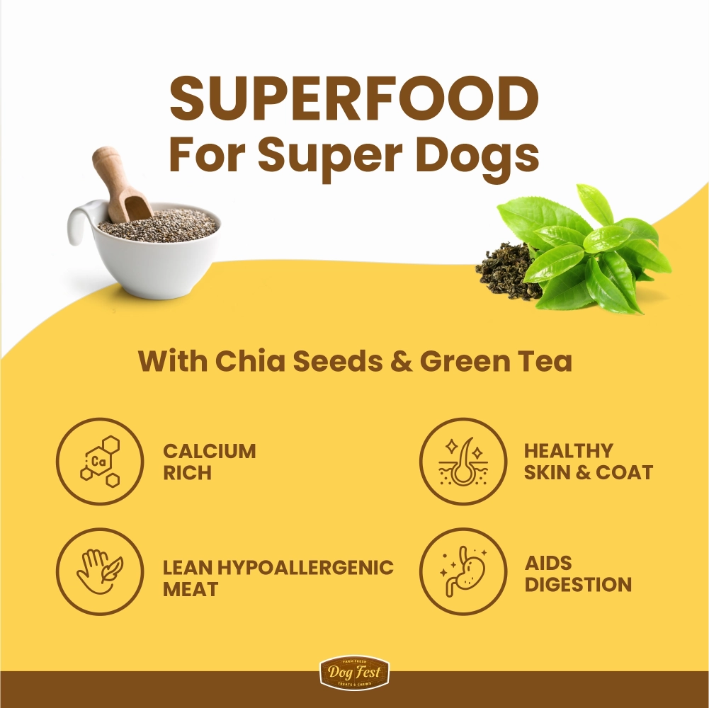Dogfest Quail & Chia Seeds Training Dog Treats