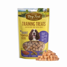 Dogfest Rabbit & Pumpkin Seeds Training Dog Treats