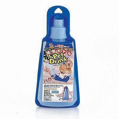 Doggyman Pet Drink Handy Water Bottle Blue S 250ml