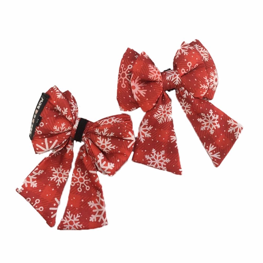 Dogobow Aztec Sash Bow for Dogs (Red) (Get a Bow Free)