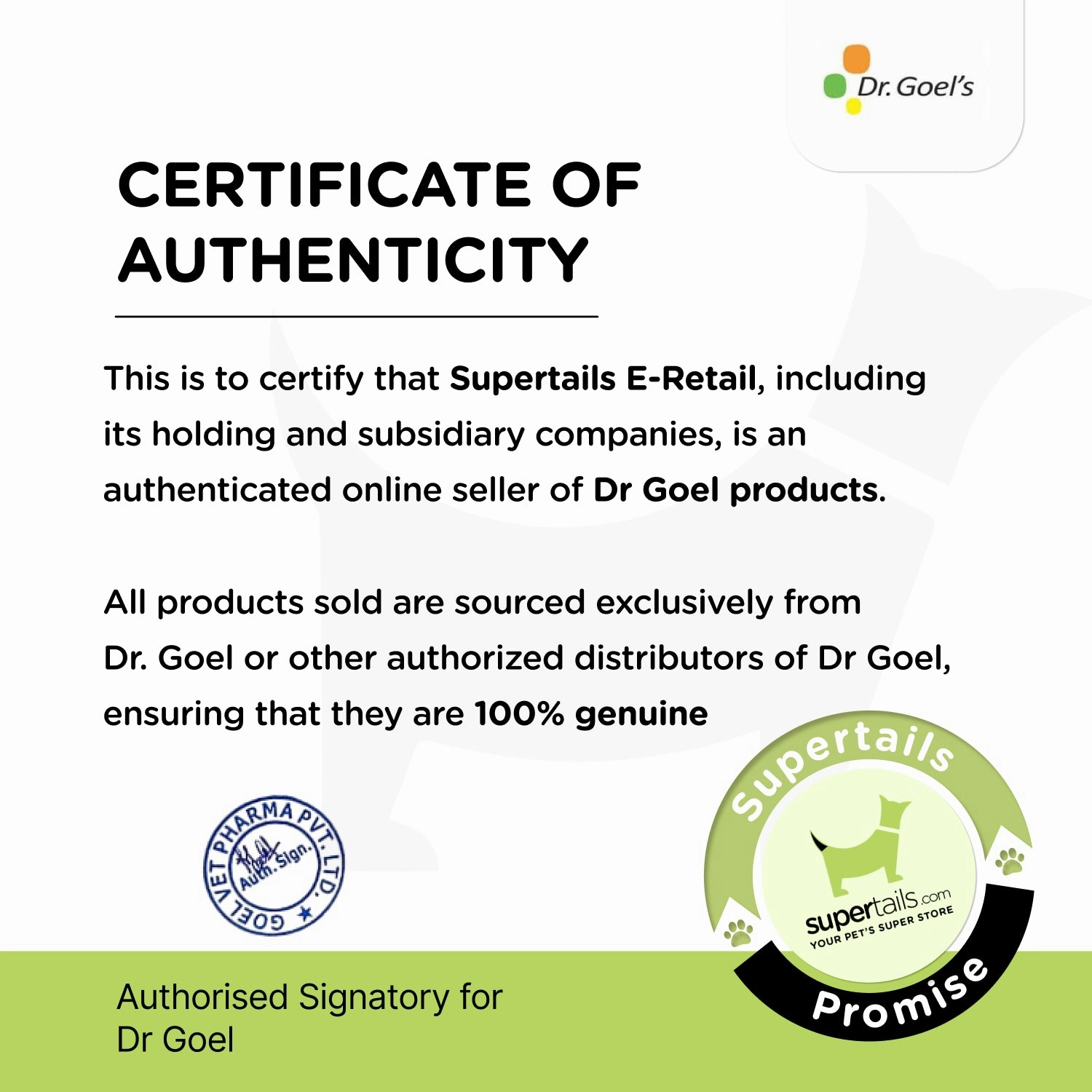 Dr Goel's Me & My Digestion Supplements for Dogs and Cats