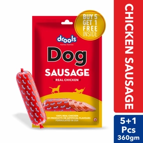 Drools 100% Real Chicken Sausage Treat for Dogs