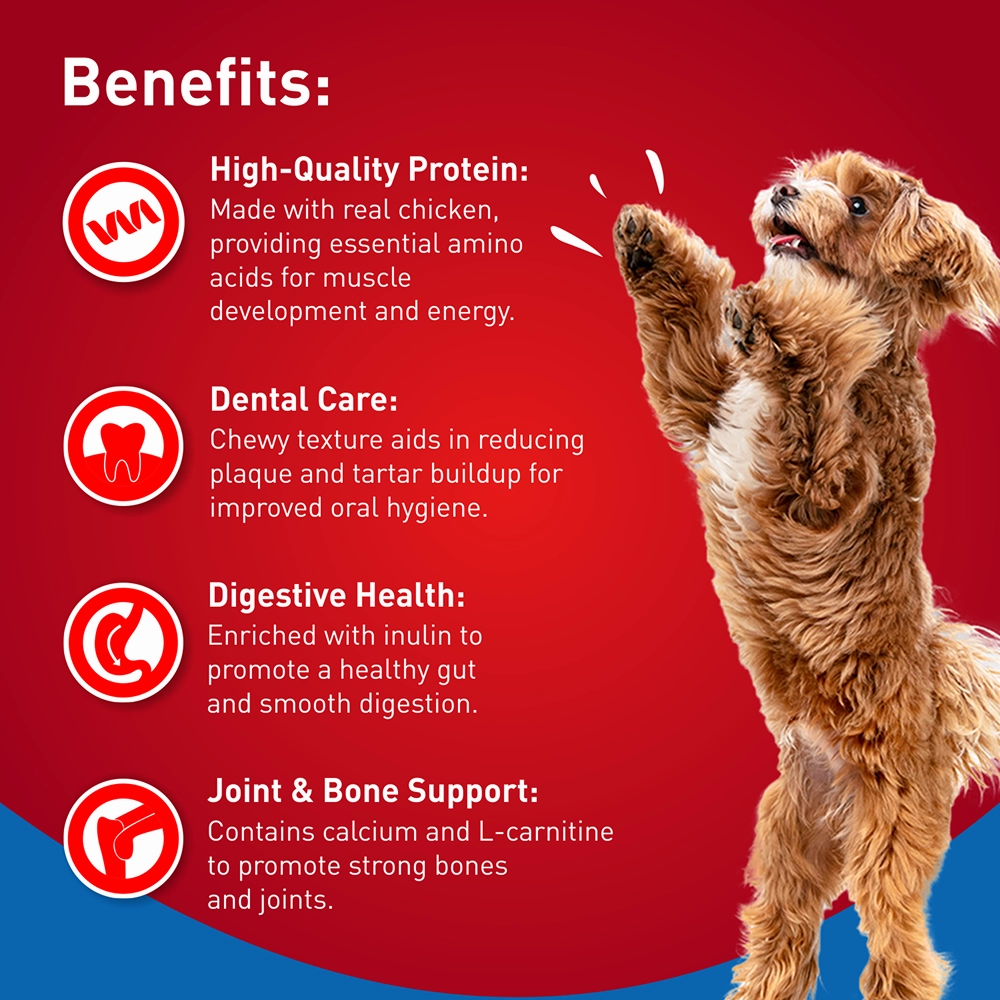 Drools Blueberry Flavour Chicken Sticks Treat for Dogs