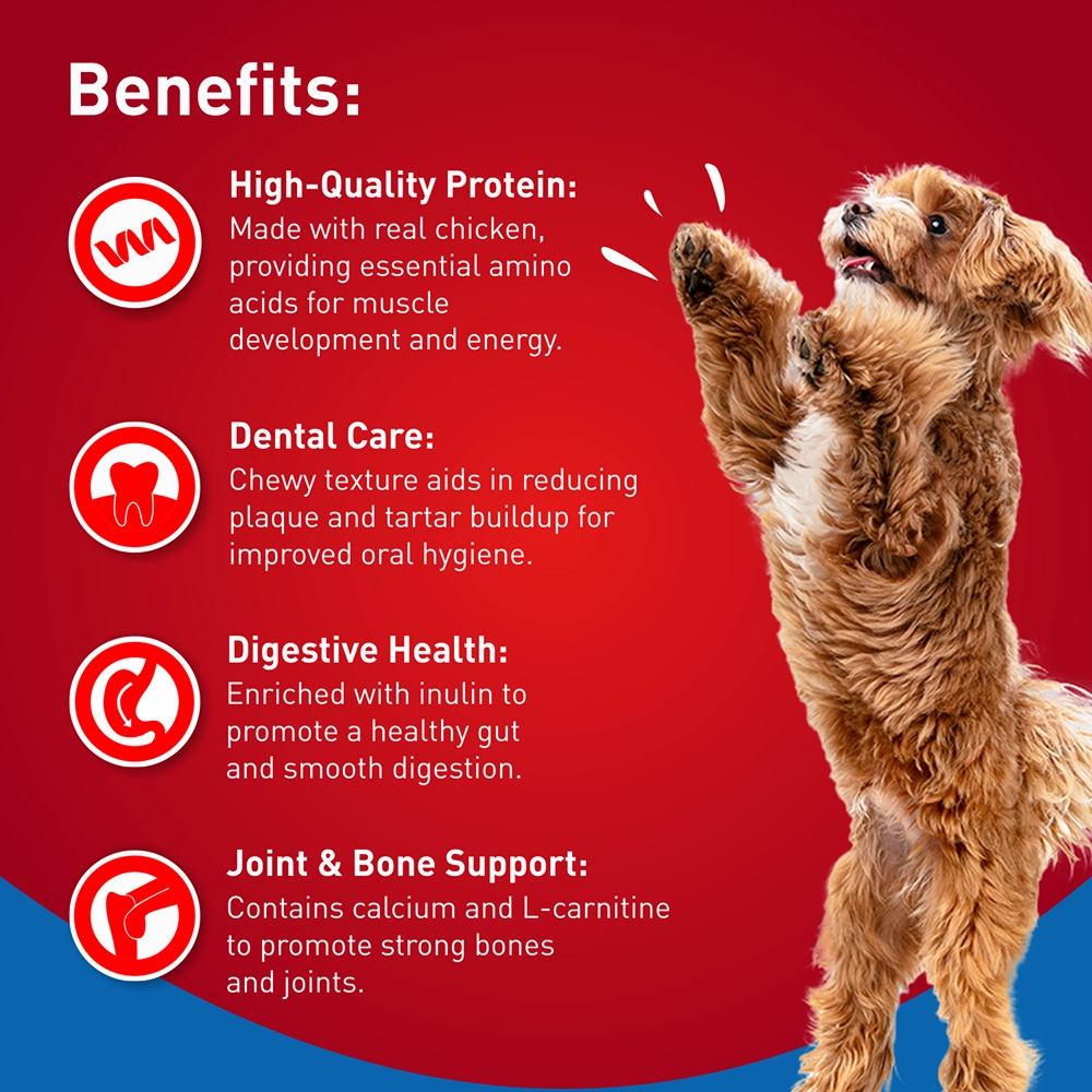 Drools Blueberry Flavour Chicken Sticks Treat for Dogs