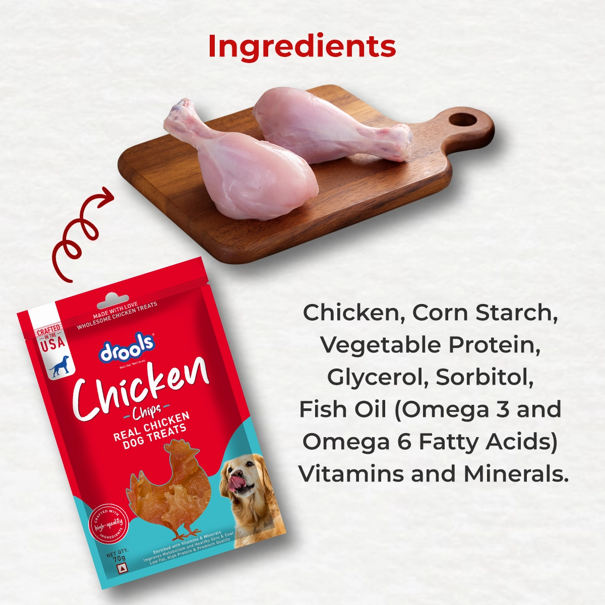 Drools Chicken Chips Dog Treats